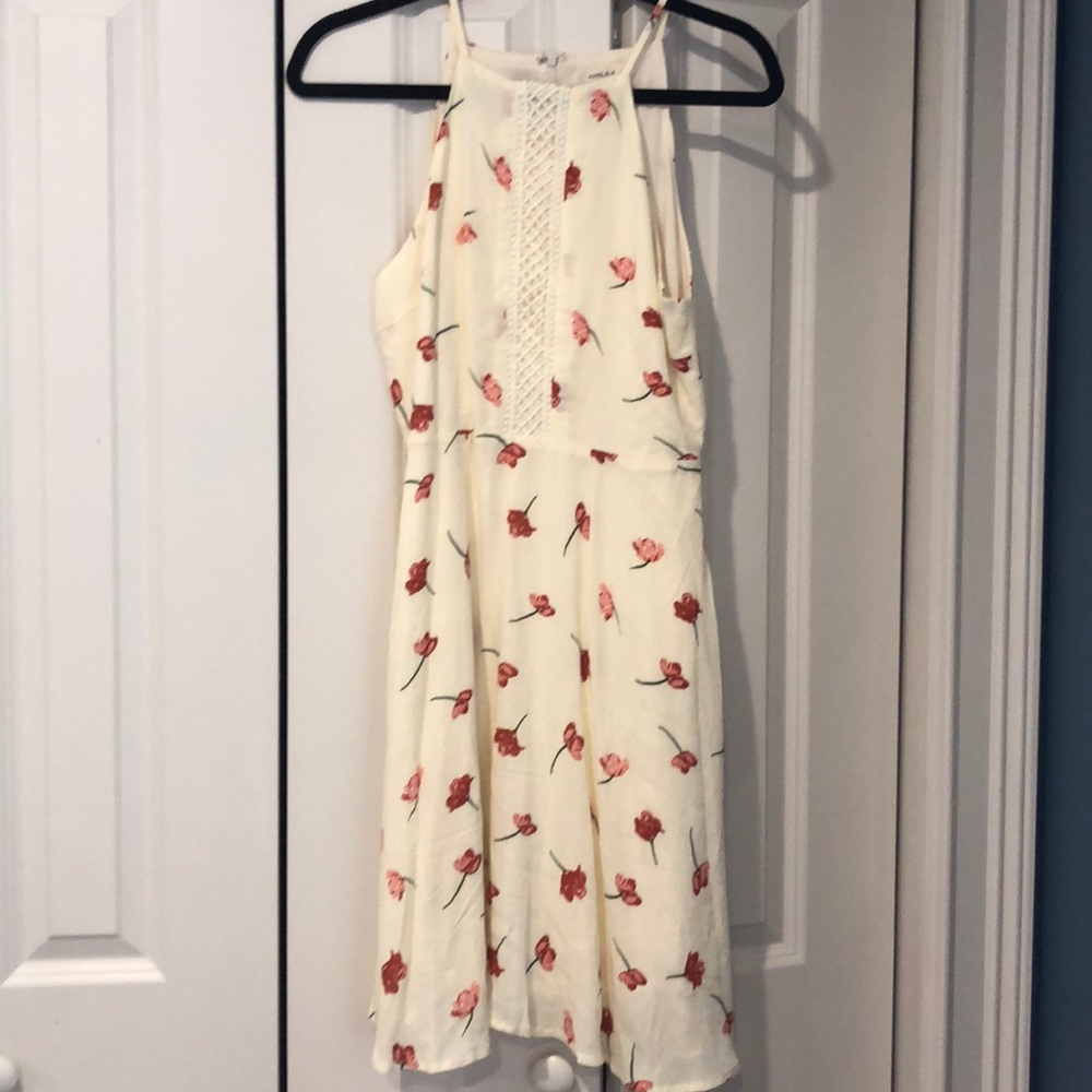 White flower dress